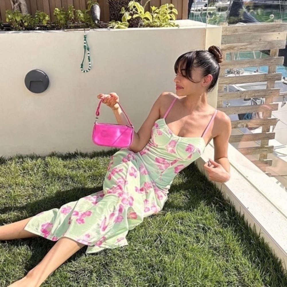 Sima Midi Dress in Peony Mint
LOVESHACKFANCY